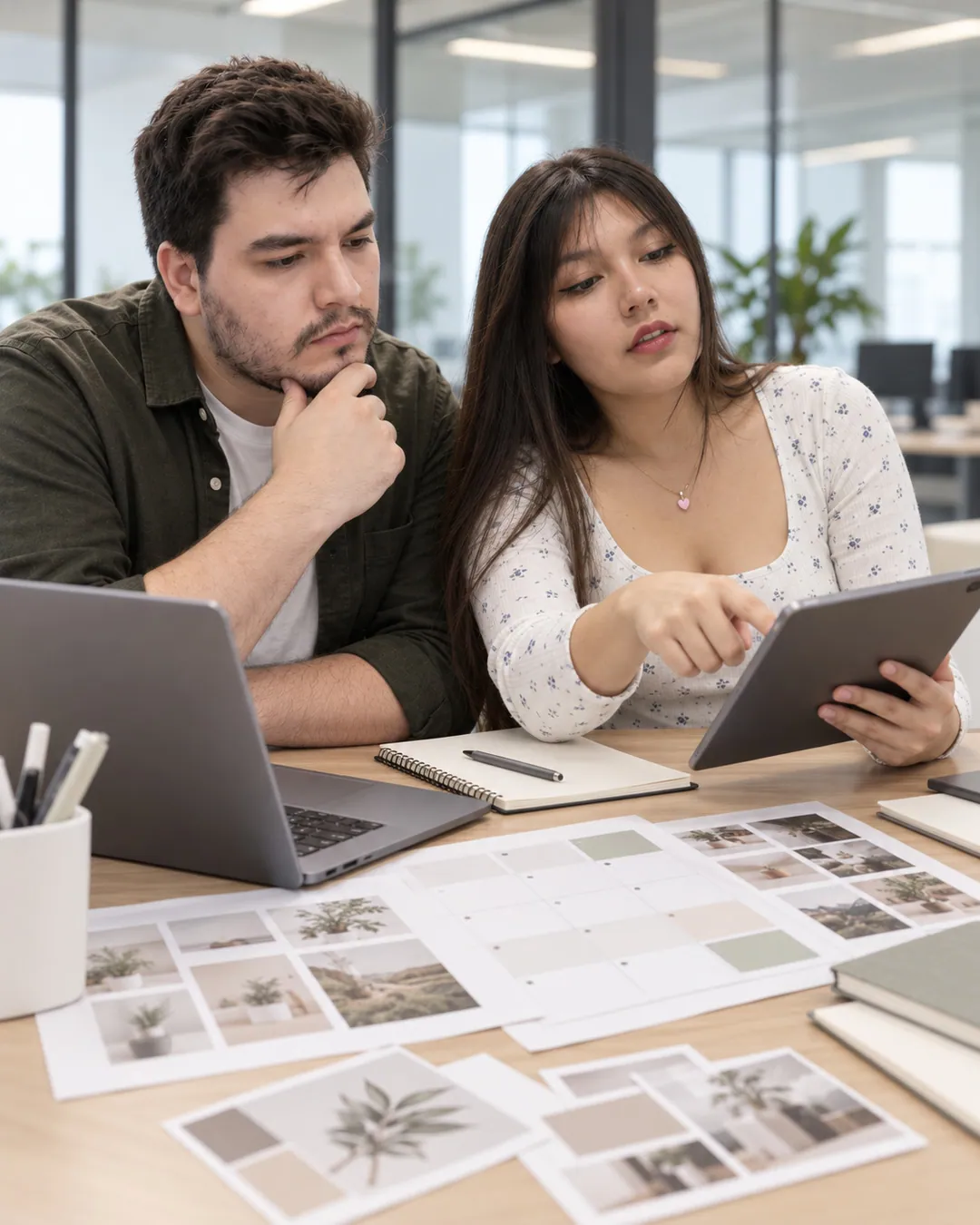 Equipo de Digie trabajando en un moodboard